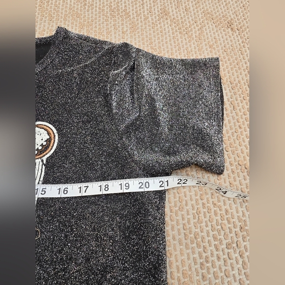 Nashville Music City Records Altar’d State Larg Crop Top Sparkly Country Cowgirl - Picture 5 of 9